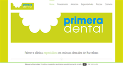 Desktop Screenshot of primeradental.com