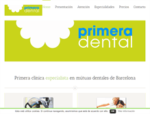 Tablet Screenshot of primeradental.com